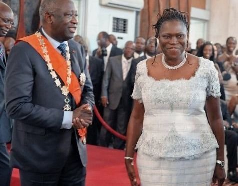 Laurent Gbagbo et Simone Ehivet Gbagbo en 2011