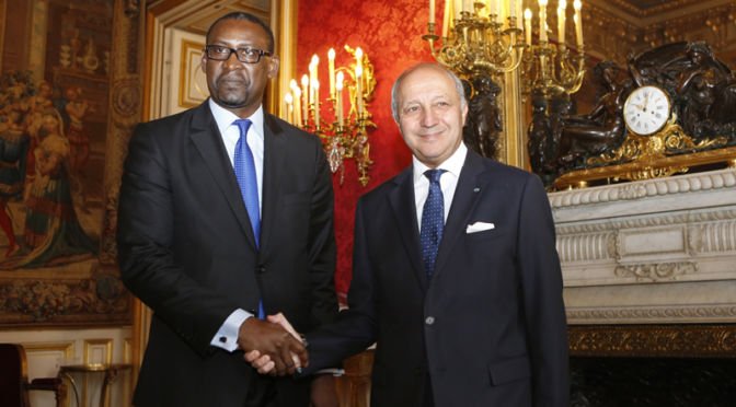 Entretien de Laurent Fabius avec son homologue malien Abdoulaye Diop