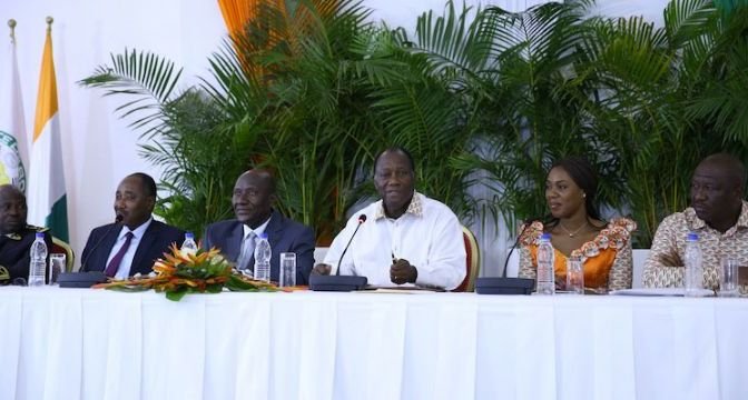 Ouattara a tenu une conférence de presse- bilan à San Pedro