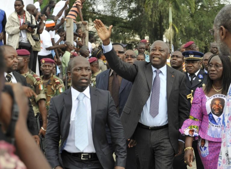 Laurent Gbagbo et Blé Goudé