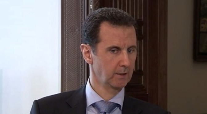 Bachar Al-Assad : "la France a connu ce que nous vivons en Syrie depuis 5 ans"