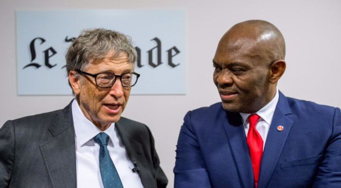 Tony O. Elumelu et Bill Gates au Club de l'Economie