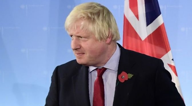 Nouvelle bourde diplomatique de Boris Johnson