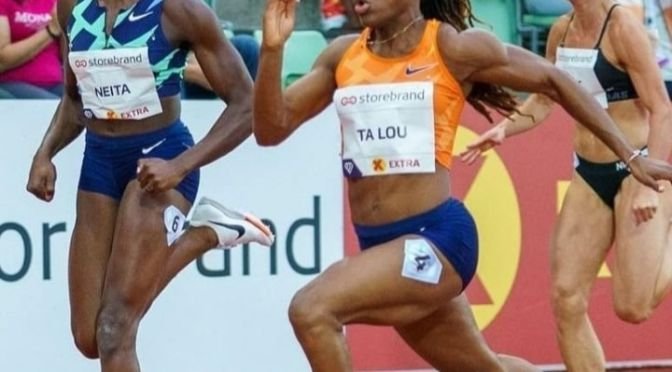 ta lou remporte le 100 m feminin a oslo